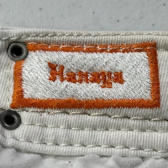 Rock Revival Hanaya Crop Jeans Womens 28 White Stretched Denim Ankle - Picture 5 of 13